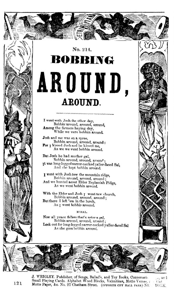 The Most Fashionable Song of the Season as Sung Nightly at the Broadway Theatre by Mrs. Barney Williams.