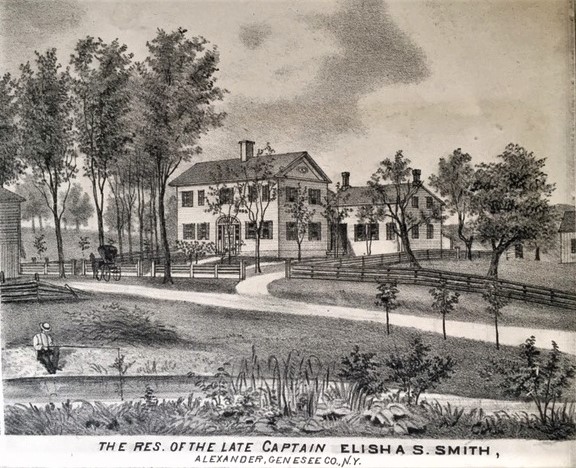 Home of Captain Elisha S. Smith in Alexander, New York