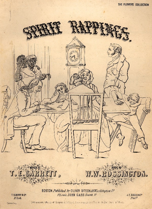 Sheet music cover page for voice and piano to the popular song in the 1850's 